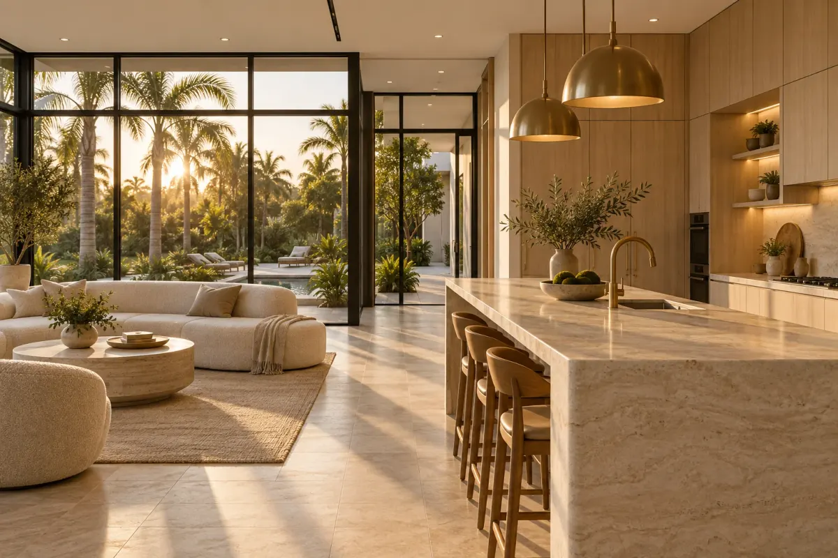Original illustrative modern minimalist residential design direction